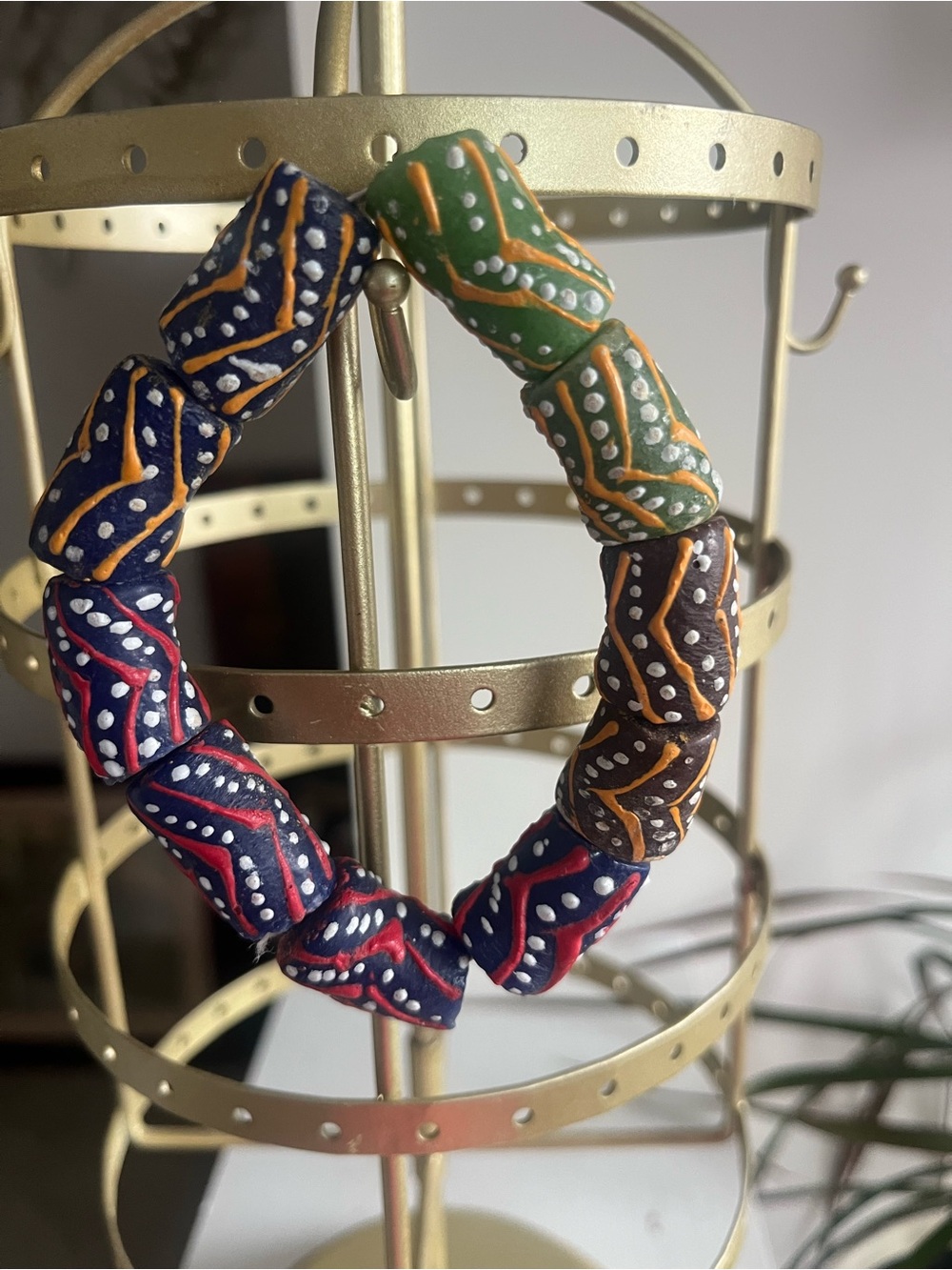 Multicolor Beaded Stretch Bracelet